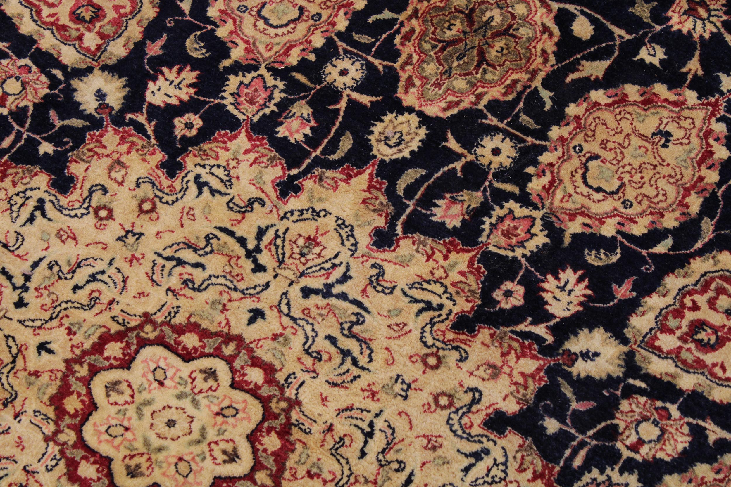 handmade Traditional Ardbeel Blue Red Hand Knotted RECTANGLE 100% WOOL area rug 9 x 12
