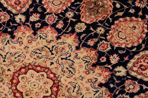 handmade Traditional Ardbeel Blue Red Hand Knotted RECTANGLE 100% WOOL area rug 9 x 12