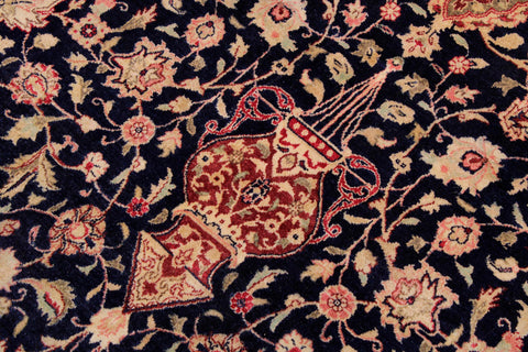handmade Traditional Ardbeel Blue Red Hand Knotted RECTANGLE 100% WOOL area rug 9 x 12