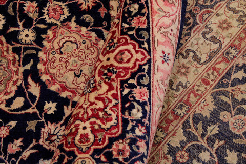 handmade Traditional Ardbeel Blue Red Hand Knotted RECTANGLE 100% WOOL area rug 9 x 12