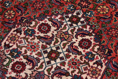 handmade Traditional Tabriz Blue Rust Hand Knotted RECTANGLE 100% Wool Pile area rug 10x13