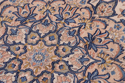 handmade Traditional Nahin Beige Peach Hand Knotted RECTANGLE 100% WOOL area rug 12 x 17