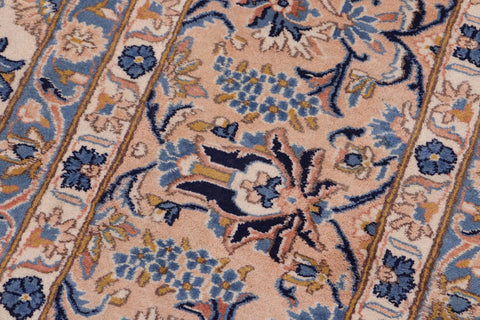 handmade Traditional Nahin Beige Peach Hand Knotted RECTANGLE 100% WOOL area rug 12 x 17
