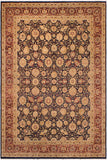 Traditional Tabriz Renay Blue Brown Hand Knotted Area rugs 9 x 12