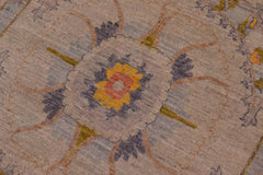 handmade Traditional Kafkaz Gray Lt. Green Hand Knotted RECTANGLE 100% WOOL area rug 9X12