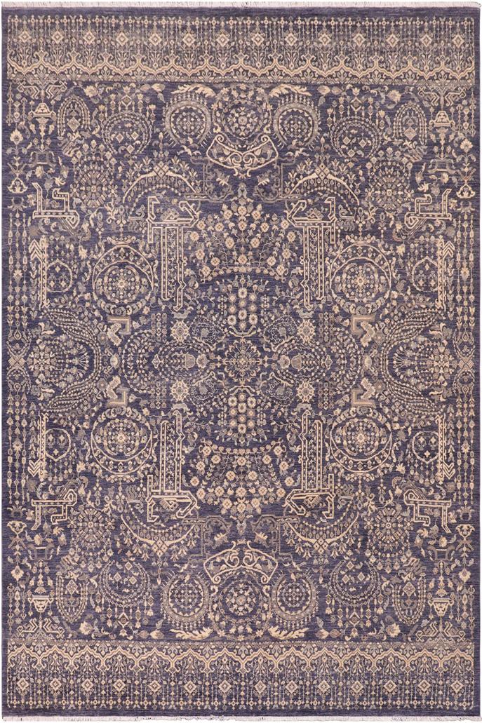 handmade Traditional Kafkaz Gray Beige Hand Knotted RECTANGLE 100% WOOL area rug 8X11