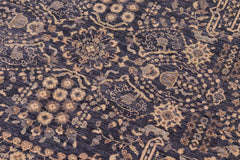 handmade Traditional Kafkaz Gray Beige Hand Knotted RECTANGLE 100% WOOL area rug 8X11