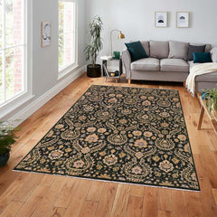 handmade Transitional Kafkaz Gray Blue Hand Knotted RECTANGLE 100% WOOL area rug 7X9