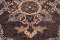 handmade Traditional Kafkaz Gray Blue Hand Knotted RECTANGLE 100% WOOL area rug 8X10