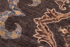 handmade Traditional Kafkaz Gray Blue Hand Knotted RECTANGLE 100% WOOL area rug 8X10