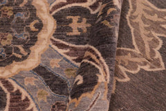 handmade Traditional Kafkaz Gray Blue Hand Knotted RECTANGLE 100% WOOL area rug 8X10