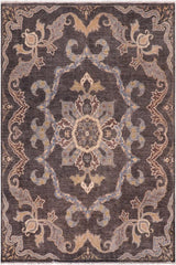 handmade Traditional Kafkaz Gray Blue Hand Knotted RECTANGLE 100% WOOL area rug 8X10