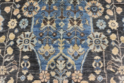handmade Traditional Kafkaz Gray Blue Hand Knotted RECTANGLE 100% WOOL area rug 4x6