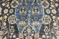 handmade Traditional Kafkaz Gray Blue Hand Knotted RECTANGLE 100% WOOL area rug 4X6
