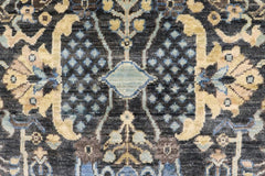 handmade Traditional Kafkaz Gray Blue Hand Knotted RECTANGLE 100% WOOL area rug 4X6