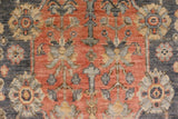 handmade Traditional Kafkaz Gray Rust Hand Knotted RECTANGLE 100% WOOL area rug 4 x 6