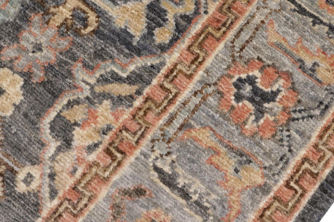 handmade Traditional Kafkaz Gray Rust Hand Knotted RECTANGLE 100% WOOL area rug 4x6