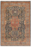 handmade Traditional Kafkaz Gray Rust Hand Knotted RECTANGLE 100% WOOL area rug 4 x 6