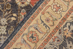 handmade Traditional Kafkaz Gray Tan Hand Knotted RECTANGLE 100% WOOL area rug 4X6