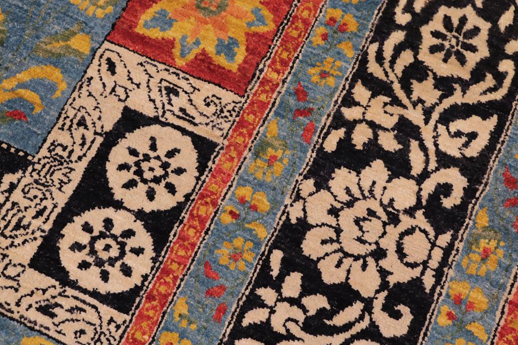 handmade Transitional Kafkaz Rust Black Hand Knotted RECTANGLE 100% WOOL area rug 8X10