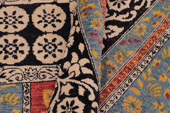 handmade Transitional Kafkaz Rust Black Hand Knotted RECTANGLE 100% WOOL area rug 8X10