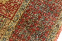 handmade Geometric Mamluk Rust Gray Hand Knotted RECTANGLE 100% WOOL area rug 3 x 5