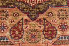 handmade Geometric Mamluk Blue Pink Hand Knotted RECTANGLE 100% WOOL area rug 2 x 3