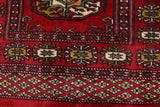 handmade Geometric Bokhara Red Beige Hand Knotted RECTANGLE 100% WOOL area rug 2 x 3