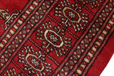 handmade Geometric Bokhara Red Beige Hand Knotted RECTANGLE 100% WOOL area rug 4 x 6