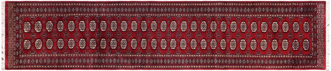 handmade Geometric Bokhara Red Beige Hand Knotted RECTANGLE 100% WOOL area rug 3X12
