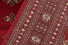 handmade Geometric Bokhara Red Beige Hand Knotted RECTANGLE 100% WOOL area rug 6X8