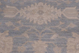 handmade Traditional Kafkaz Blue Beige Hand Knotted RECTANGLE 100% WOOL area rug 12 x 15