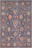 Classic Oushak Paloma Blue/Gray Wool & Silk Rug - 9'11'' x 13'11''