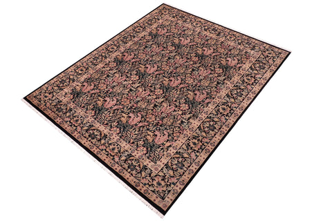 Art Nouveau Dragon William Morris Hand Knotted Wool Rug
