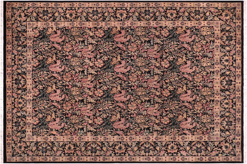 Art Nouveau Dragon William Morris Hand Knotted Wool Rug