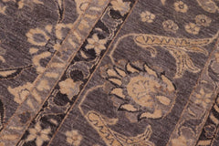 handmade Traditional Kafkaz Gray Beige Hand Knotted RECTANGLE 100% WOOL area rug 10X14