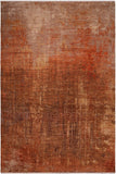 handmade Modern Modern Rust Brown Hand Knotted RECTANGLE WOOL&SILK area rug 10 x 14