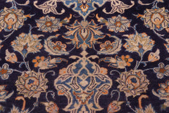 handmade Traditional Tabriz Blue Orange Hand Knotted RECTANGLE 100% Wool Pile area rug 9x13