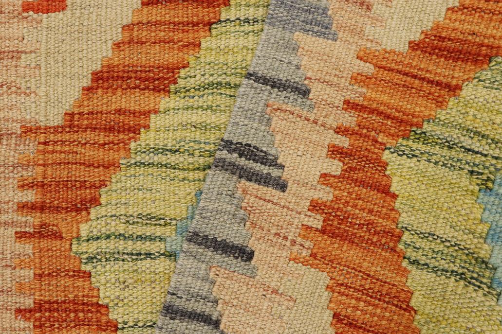Flat Weave Kilim Antique Navaho Vintage handmade Geometric Kilim Gray Rust Hand-Woven Rectangle 100% Wool Area Rug 2x3 