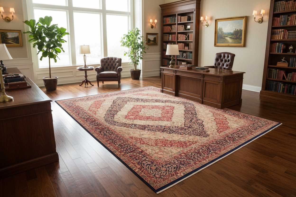 handmade Traditional Compartment Blue Blue Hand Knotted RECTANGLE 100% WOOL area rug 9 x 12