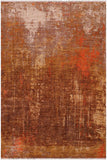 handmade Modern Modern Rust Gold Hand Knotted RECTANGLE WOOL&SILK area rug 8 x 10