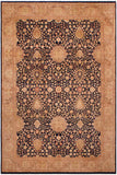 Traditional Sultanabad Jewell Blue Tan Hand Knotted Area rugs 9 x 12