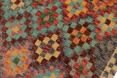 handmade Modern Balouchi Gray Red Hand Knotted RECTANGLE 100% WOOL area rug 5x7