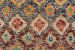 handmade Modern Balouchi Gray Blue Hand Knotted RECTANGLE 100% WOOL area rug 4x6