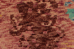 handmade Modern Balouchi Purple Blue Hand Knotted RECTANGLE 100% WOOL area rug 5x8