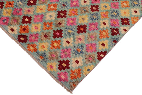 handmade Modern Balouchi Blue Red Hand Knotted RECTANGLE 100% WOOL area rug 3x5