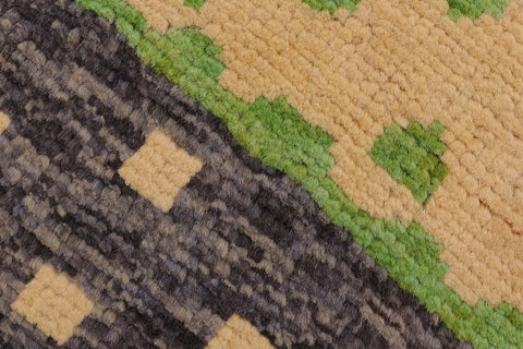 handmade Modern Balouchi Red Gray Hand Knotted RECTANGLE 100% WOOL area rug 3x5