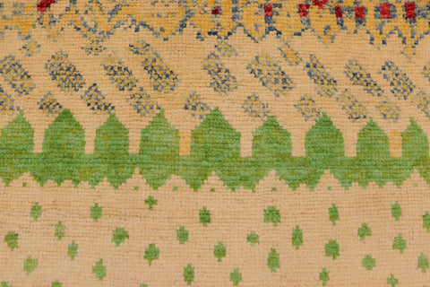 handmade Modern Balouchi Blue Red Hand Knotted RECTANGLE 100% WOOL area rug 3x5