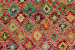 handmade Modern Balouchi Purple Rust Hand Knotted RECTANGLE 100% WOOL area rug 3x5