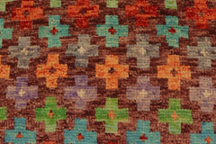 handmade Modern Balouchi Brown Rust Hand Knotted RECTANGLE 100% WOOL area rug 3x5